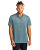 Mercer+Mettle MM1006 Stretch Pique Full-Button Polo Shirt