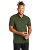 Mercer+Mettle MM1006 Stretch Pique Full-Button Polo Shirt
