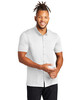 Mercer+Mettle MM1006 Stretch Pique Full-Button Polo Shirt