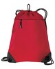Port Authority BG810 Drawstring Backpack with Mesh Trim