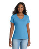 Port & Co LPC381V Women's Essential Blended Performance V-Neck T-Shirt