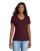 Port & Co LPC381V Women's Essential Blended Performance V-Neck T-Shirt