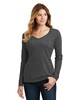 Port & Co LPC450VLS Women's Long Sleeve Fan Favorite V-Neck T-Shirt
