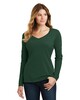 Port & Co LPC450VLS Women's Long Sleeve Fan Favorite V-Neck T-Shirt