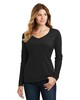 Port & Co LPC450VLS Women's Long Sleeve Fan Favorite V-Neck T-Shirt