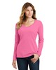 Port & Co LPC450VLS Women's Long Sleeve Fan Favorite V-Neck T-Shirt