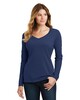 Port & Co LPC450VLS Women's Long Sleeve Fan Favorite V-Neck T-Shirt