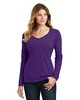 Port & Co LPC450VLS Women's Long Sleeve Fan Favorite V-Neck T-Shirt