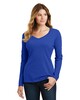 Port & Co LPC450VLS Women's Long Sleeve Fan Favorite V-Neck T-Shirt