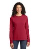 Port & Co LPC54LS Women's Long Sleeve 5.4-oz 100% Cotton T-Shirt
