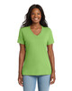 Port & Co LPC54V Women's 5.4-oz 100% Cotton V-Neck T-Shirt