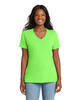 Port & Co LPC54V Women's 5.4-oz 100% Cotton V-Neck T-Shirt
