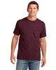 Port & Co PC54P 54-oz 100% Cotton Pocket T-Shirt