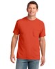 Port & Co PC54P 54-oz 100% Cotton Pocket T-Shirt