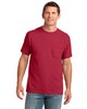 Port & Co PC54P 54-oz 100% Cotton Pocket T-Shirt