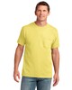 Port & Co PC54P 54-oz 100% Cotton Pocket T-Shirt