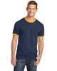 Port & Co PC54R 5.4-Oz 100% Cotton Ringer T-Shirt