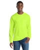 Port & Co PC61LSP Long Sleeve Essential T-Shirt with Pocket