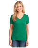 Port & Company LPC54V Women's 5.4-oz 100% Cotton V-Neck T-Shirt
