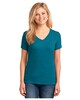 Port & Company LPC54V Women's 5.4-oz 100% Cotton V-Neck T-Shirt