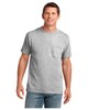 Port & Company PC54P 54-oz 100% Cotton Pocket T-Shirt