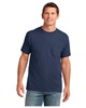 Port & Company PC54P 54-oz 100% Cotton Pocket T-Shirt