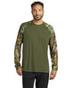Russell Outdoors RU151LS  Realtree Colorblock Performance Long Sleeve T-Shirt
