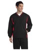 Sport-Tek JST62 Tipped V-Neck Raglan Wind Shirt