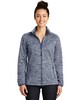 Sport-Tek LST30 Women's PosiCharge  Electric Heather Soft Shell Jacket