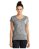 Sport-Tek LST390  Women’s Fitted Very Important Tee ® Scoop Neck PosiCharge  Electric Heather Sporty T-Shirt