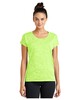 Sport-Tek LST390  Women’s Fitted Very Important Tee ® Scoop Neck PosiCharge  Electric Heather Sporty T-Shirt