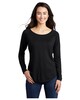 Sport-Tek LST400LS Ladies PosiCharge Long Sleeve Tri-Blend Wicking Scoop Neck Raglan Tee