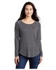 Sport-Tek LST400LS Ladies PosiCharge Long Sleeve Tri-Blend Wicking Scoop Neck Raglan Tee