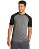 Sport-Tek ST400 PosiCharge  Tri-Blend Wicking Raglan T-Shirt