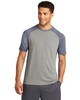 Sport-Tek ST400 PosiCharge  Tri-Blend Wicking Raglan T-Shirt