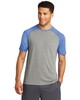 Sport-Tek ST400 PosiCharge  Tri-Blend Wicking Raglan T-Shirt