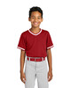 Sport-Tek YST221 Youth Tough Mesh V-Neck Baseball Jersey