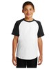 Sport-Tek YT201 Youth Short Sleeve Colorblock Raglan Jersey