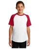 Sport-Tek YT201 Youth Short Sleeve Colorblock Raglan Jersey