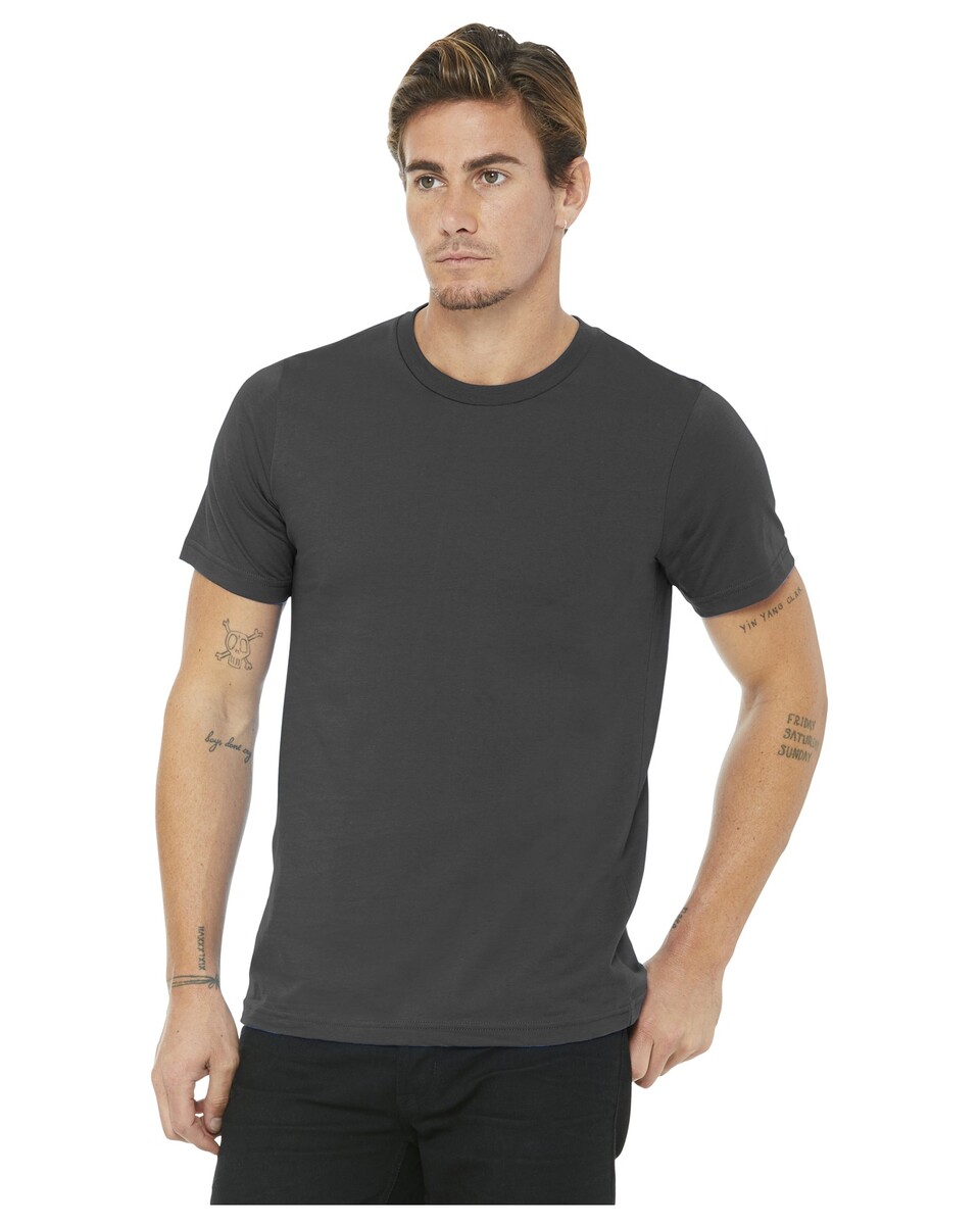 Bella + Canvas 3001U Unisex Made In The USA Jersey Short Sleeve T-Shirt ...