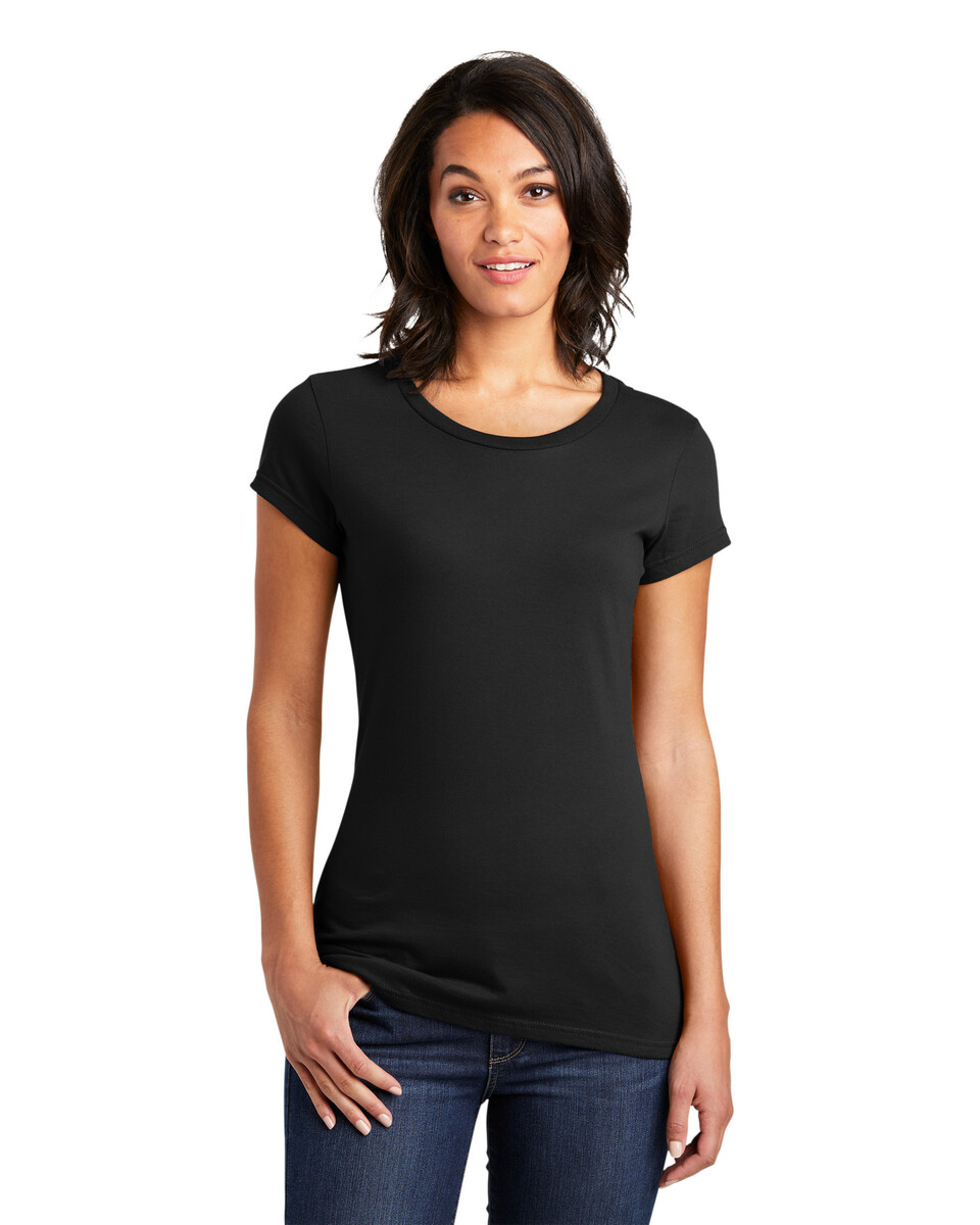 District DT6001 Women's Fitted Very Important Tee T-Shirt - Apparel.com