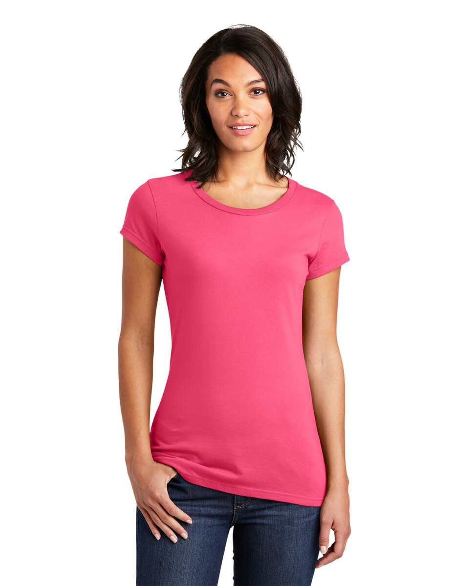 District DT6001 Women's Fitted Very Important Tee T-Shirt - Apparel.com