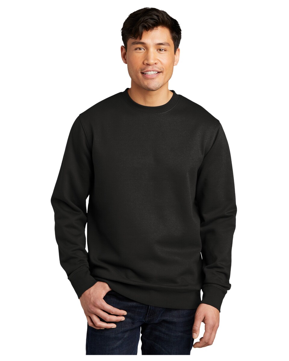 District DT6104 District V.I.T. Fleece Crewneck Sweatshirt - Apparel.com