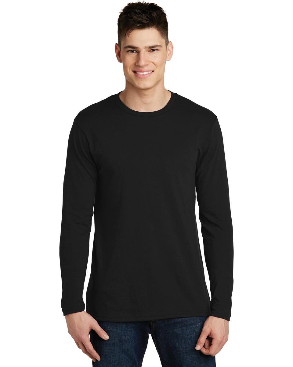 District DT6200 Young Mens Very Important Tee Long Sleeve - Apparel.com