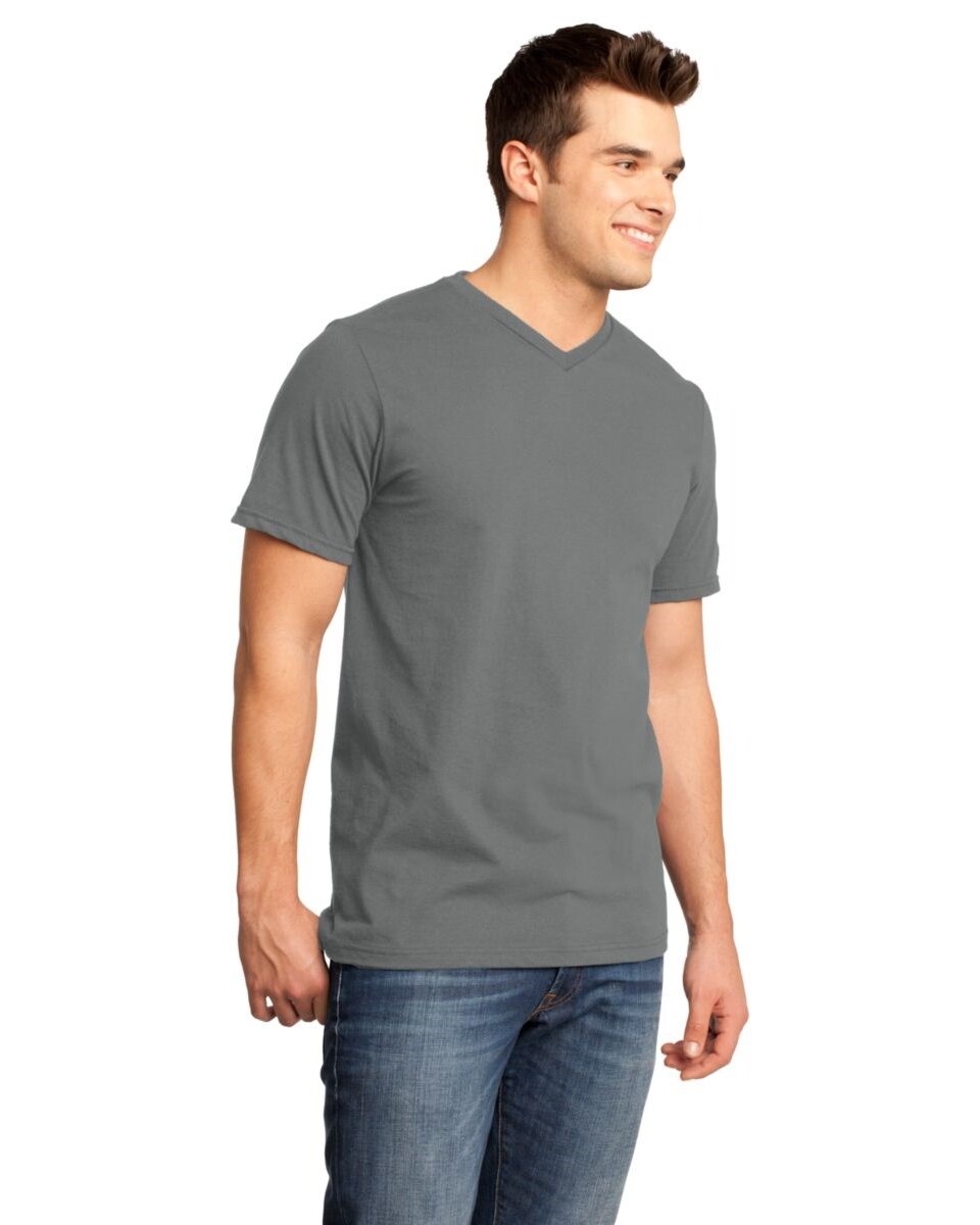 District DT6500 Young Mens Very Important Tee V-Neck T-Shirt - Apparel.com