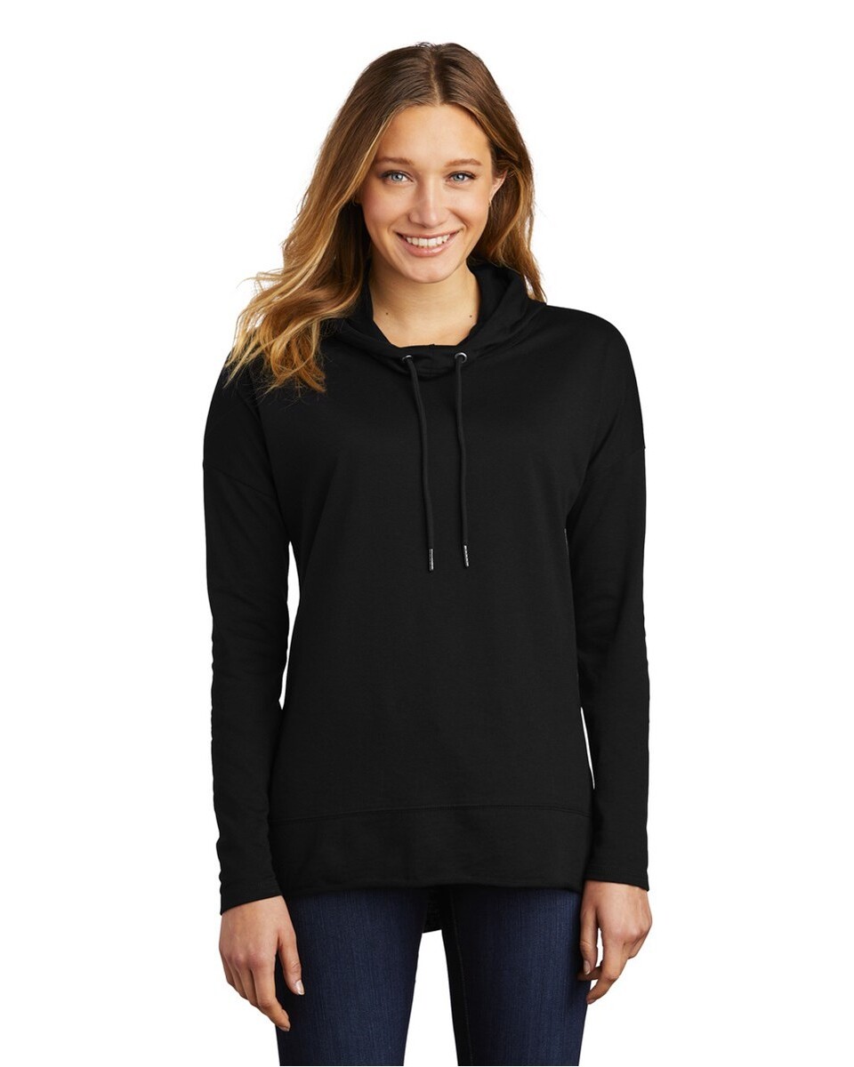 District DT671 Women's Featherweight French Terry Hoodie - Apparel.com