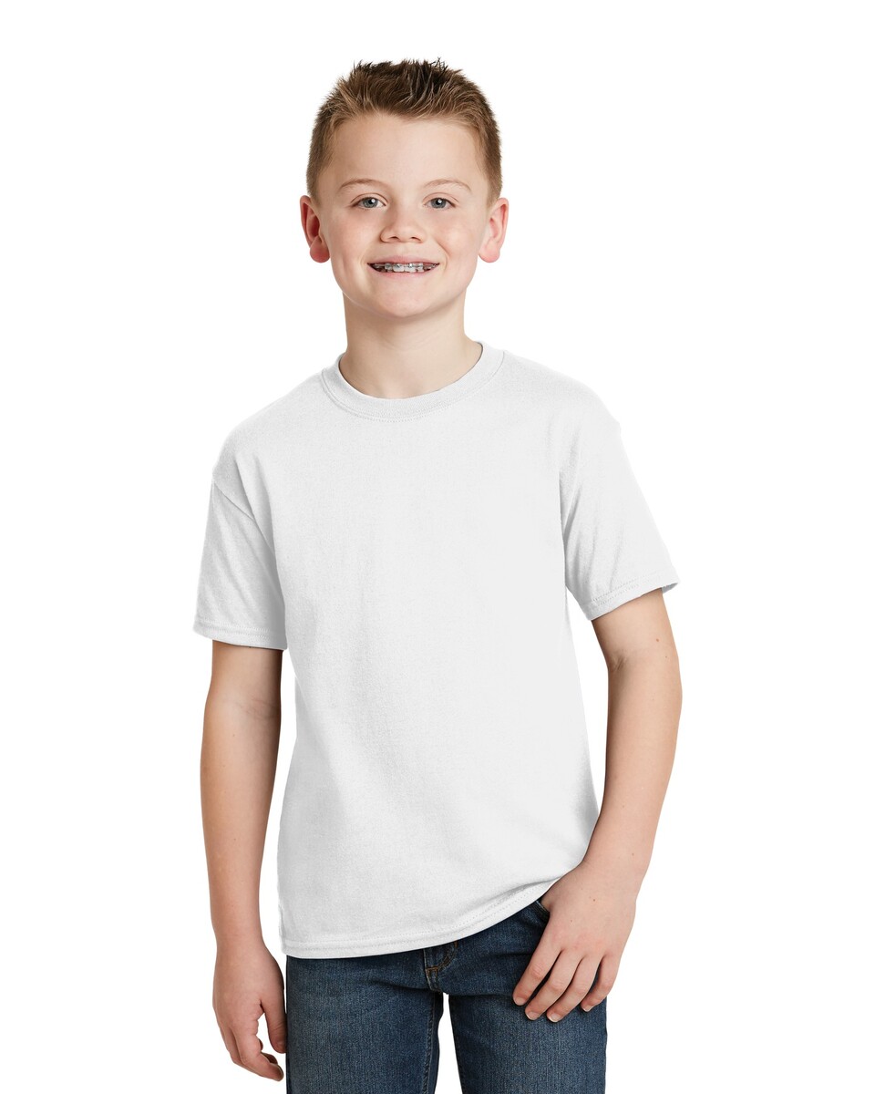 Hanes 5370 Youth ComfortBlend 50/50 Cotton/Poly T-Shirt - Apparel.com