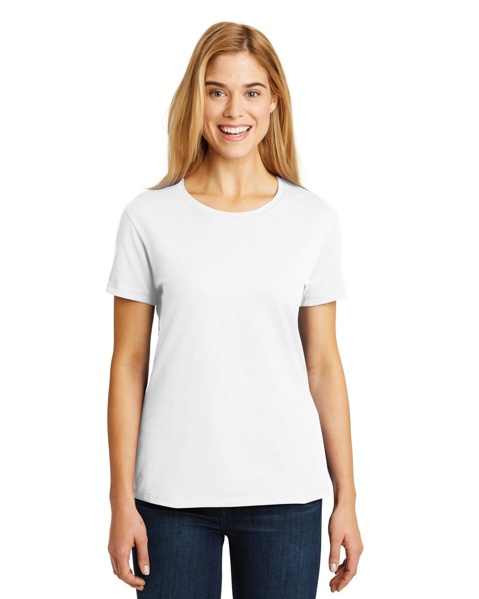 Hanes SL04 Women's Nano-T Cotton T-Shirt - Apparel.com