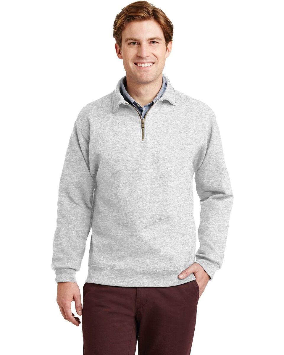 Jerzees 4528M SUPER SWEATS Quarter-Zip Sweatshirt - Apparel.com