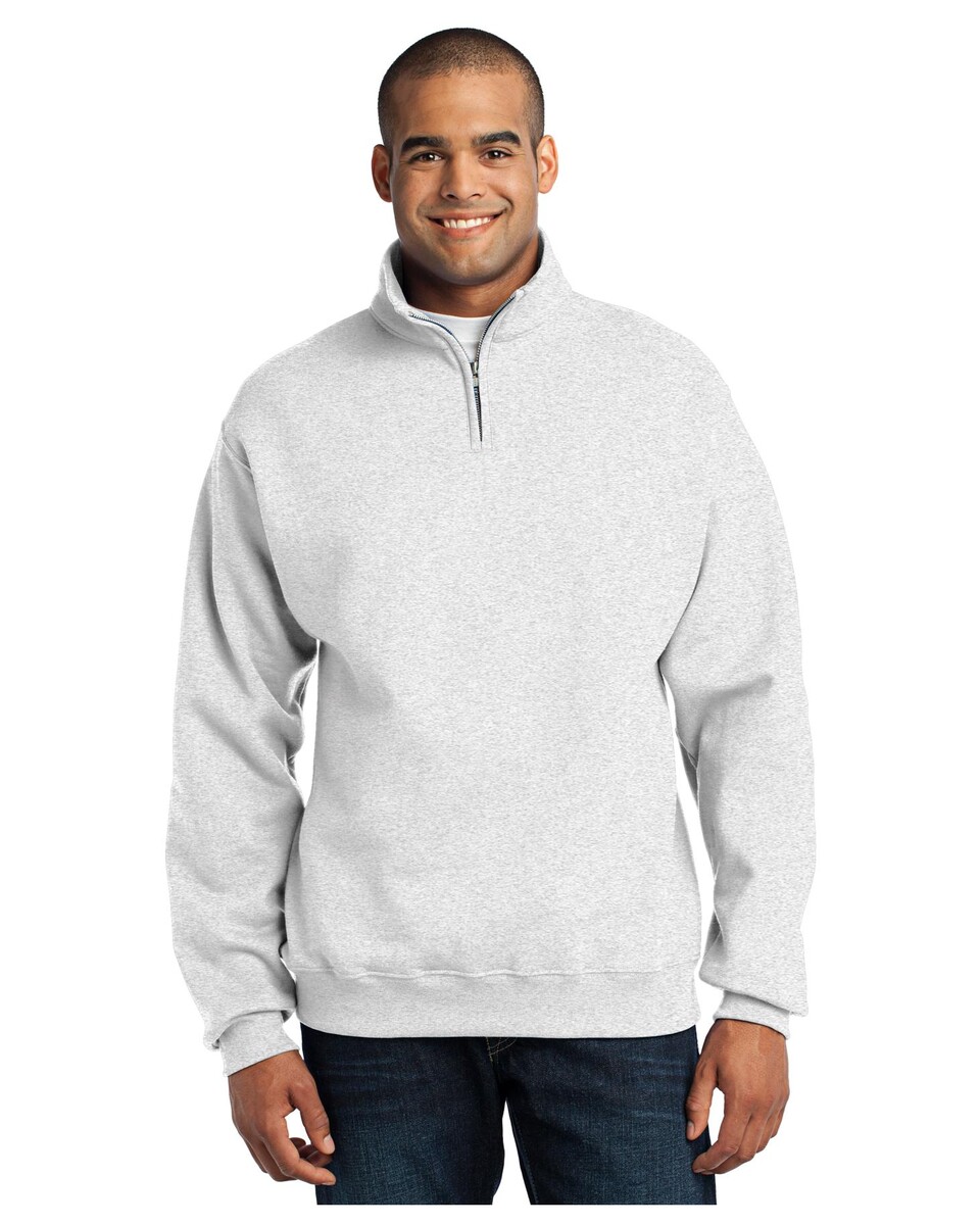 Jerzees 995M Quarter-Zip Sweatshirt with Cadet Collar - Apparel.com